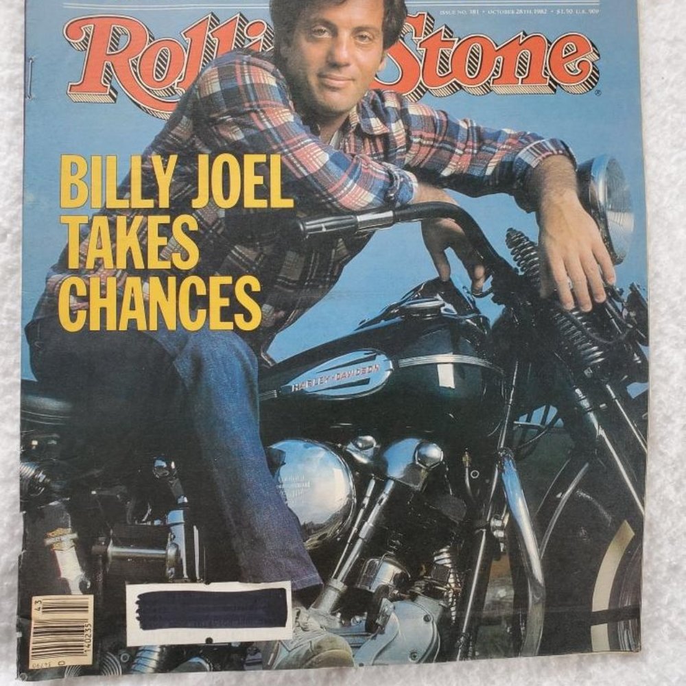 Vintage Rolling Stone Magazine October 28 1982 Billy Joel Jerry Lewis The Who